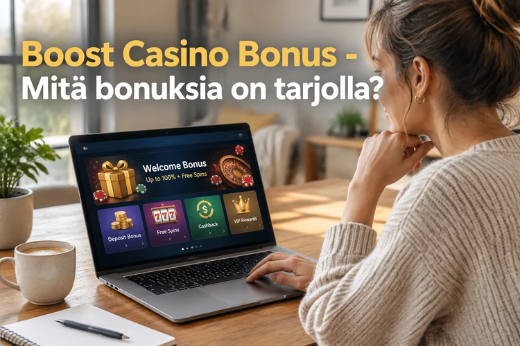 Boost Casino Bonus - Mitä bonuksia on tarjolla?