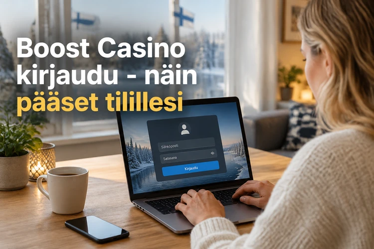 Boost Casino kirjaudu - näin pääset tilillesi