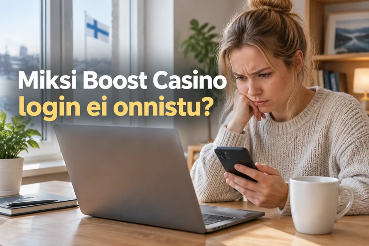Miksi Boost Casino login ei onnistu?